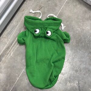 Frog dog hoodie